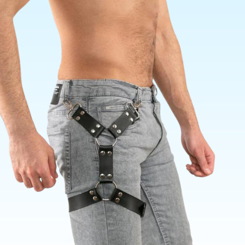 elanee gleitgel rossmann Skingraft Leather Garter Belt : Delicious Boutique main image 0