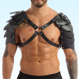 DRAVEN - Gladiator-Inspired Leather Halloween Harness