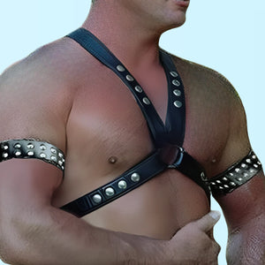 Leather Binding bondage Fashion Harness