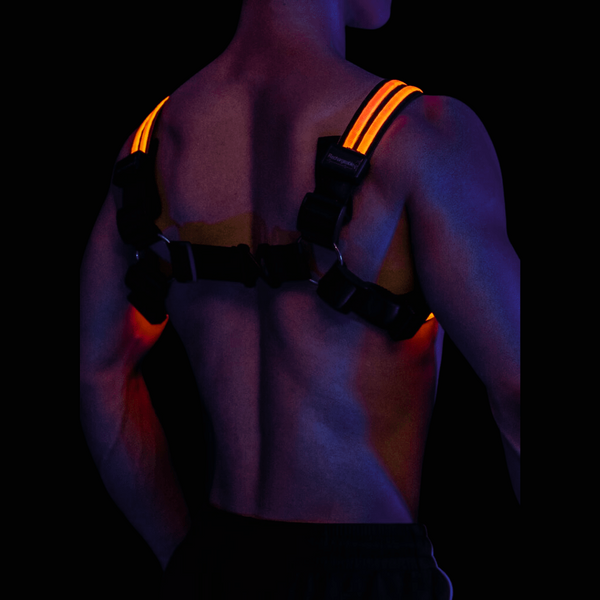 orange-led-glow-fashion-mens harness-back