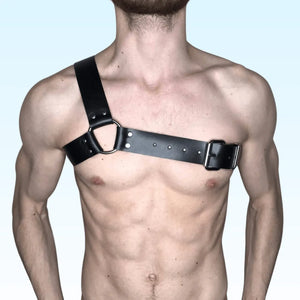 CHASE - Single Strap Leather Fashion Harness