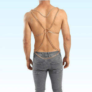 HERCULES - Gold Chain Body Fashion Harness