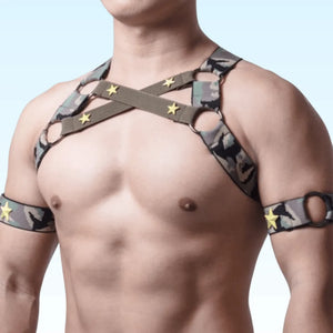 COLONEL - Camouflage Chest Fashion Harness
