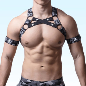 COLONEL - Camouflage Chest Fashion Harness