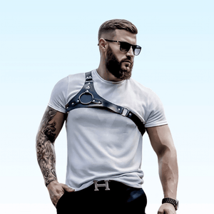 HECTOR - Triangular Leather Chest Fashion Harness